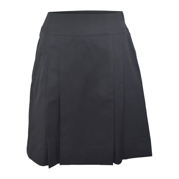 Skirt Navy Poly Viscose