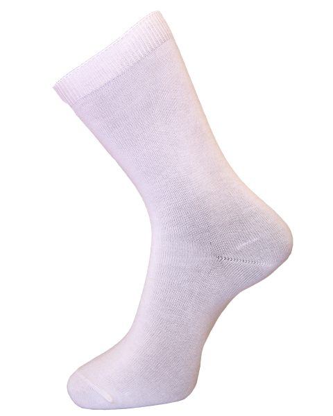 Sock Straight White 3 pack