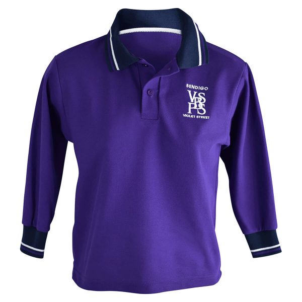 Bendigo Violet St P/S L/S Polo