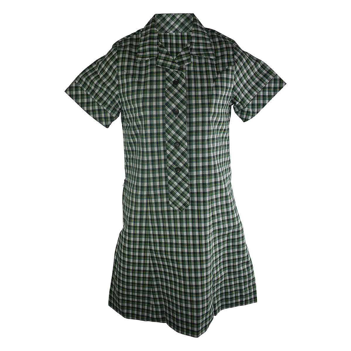 green primary school summer dress