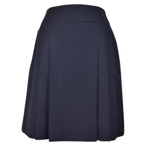 Skirt Navy Poly Viscose