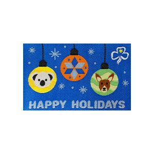 Happy Holidays Badge - Cloth