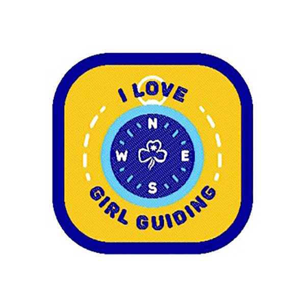 I Love Girl Guiding Badge