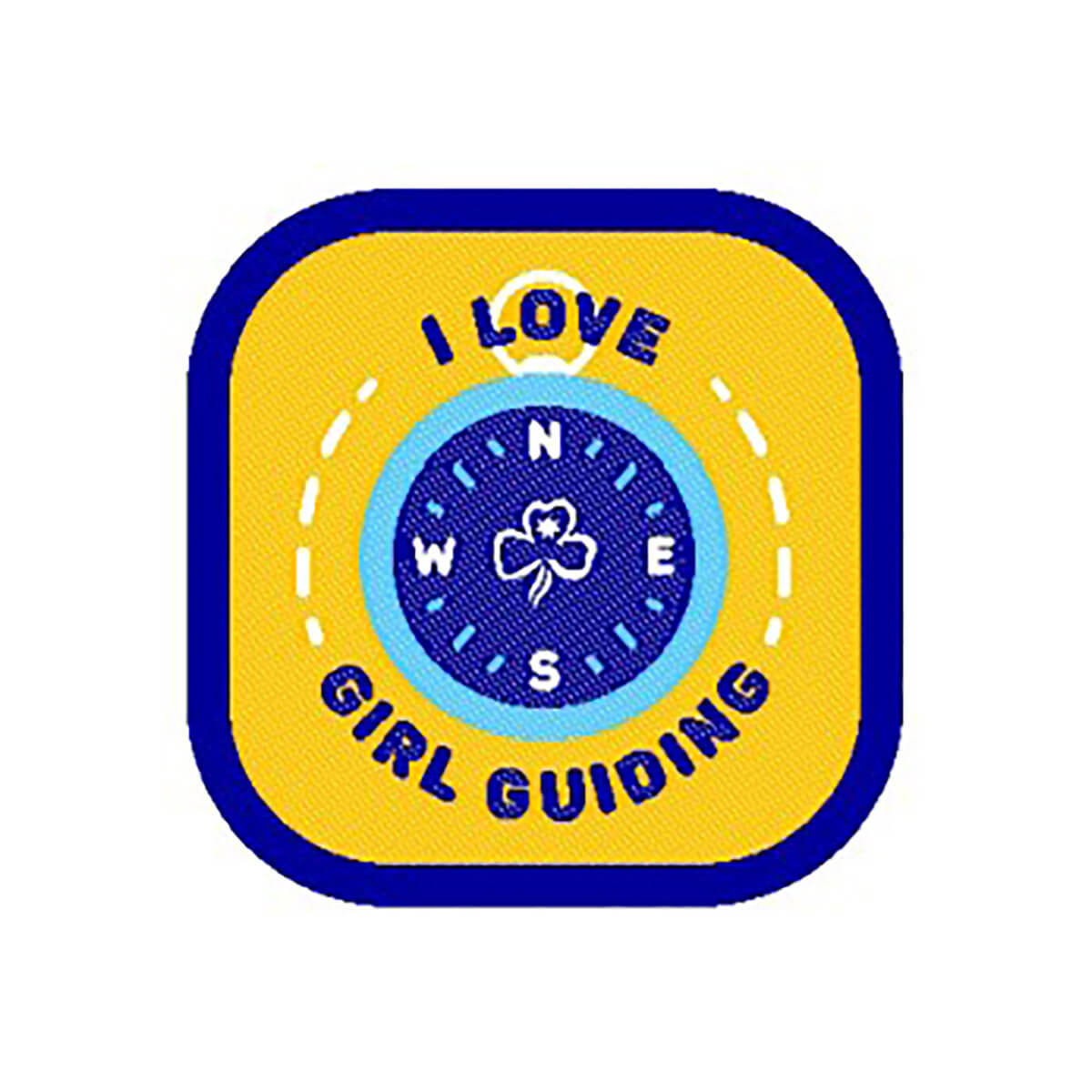 I Love Girl Guiding Badge Girl Guides Noone