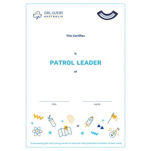 Patrol Leader - Icon Cert.