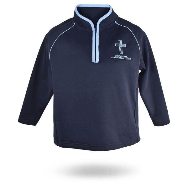 St Thomas More Qtr Zip Top