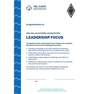 Leadership Focus Cert