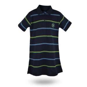 Cornish Jnr Stripe Polo Dress