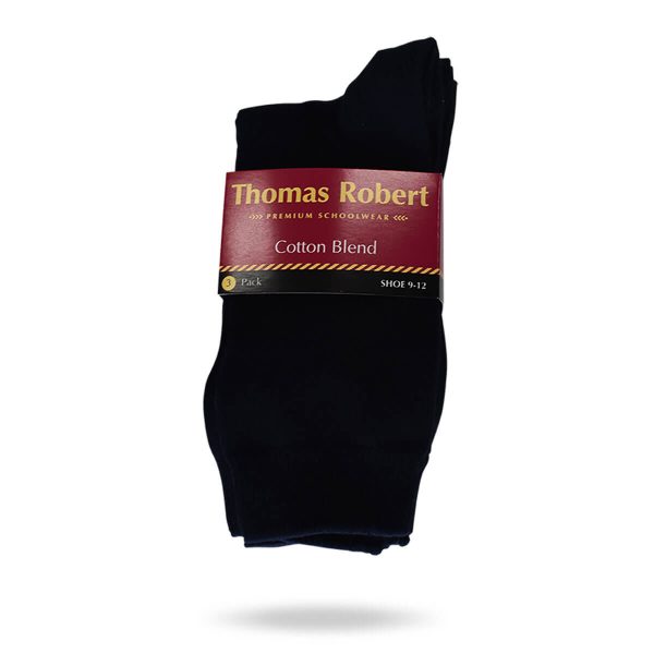 Sock Straight Navy 3 pack