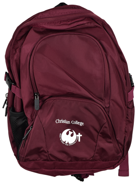 Christian Coll Geel Back Packs