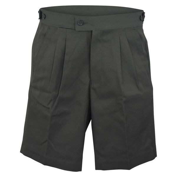 Shorts 2 Pleat Patent Waist -Youth