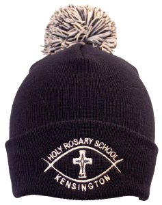 Holy Rosary Beanie with Pompom