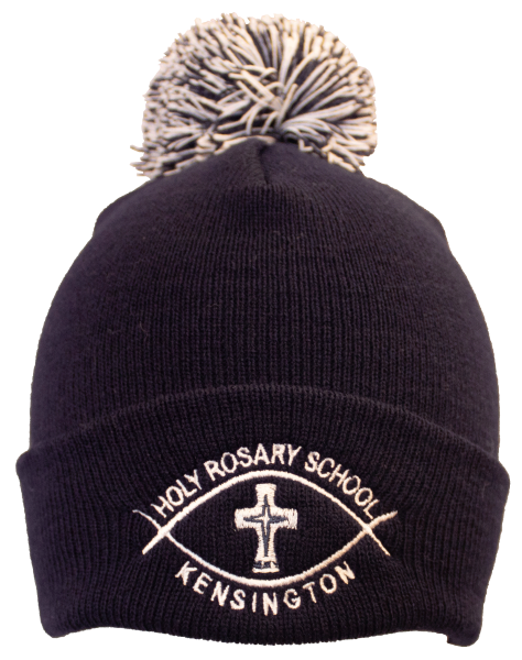 Holy Rosary Beanie with Pompom