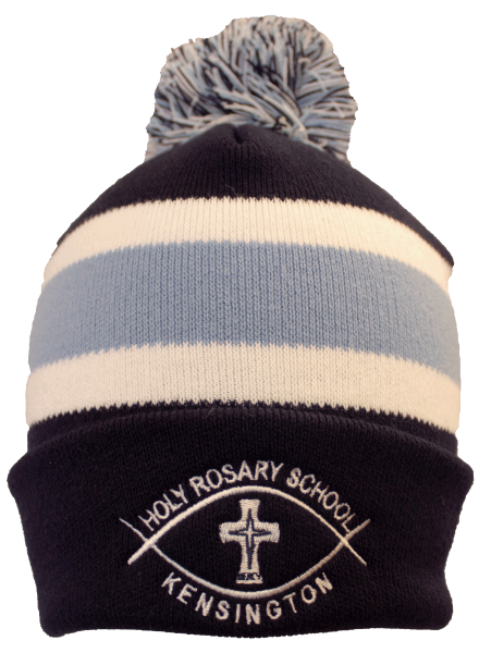 Holy Rosary Beanie with Pompom