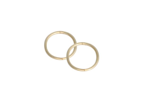 Sleeper 12mm Plain Gold