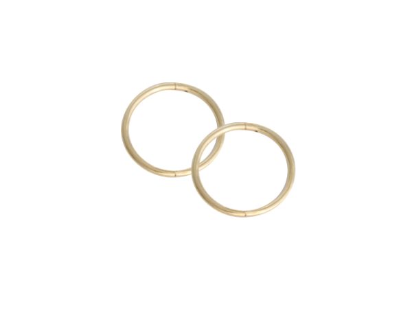 Sleeper 14mm Plain Gold
