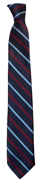 Navy/Sky/Maroon Stripe Tie
