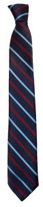 Navy/Sky/Maroon Stripe Tie