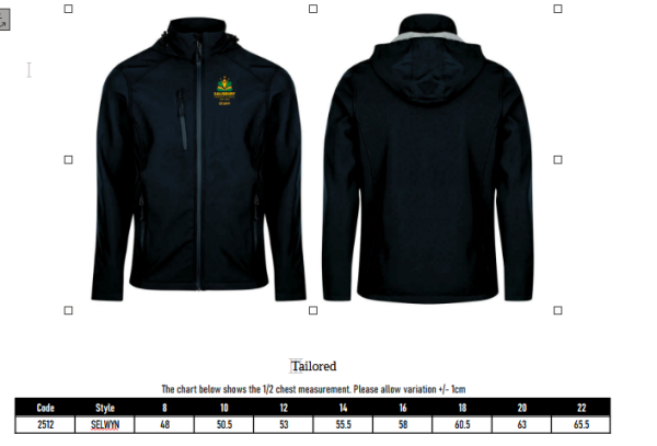 Salisbury PS SA Staff Jacket Tailored