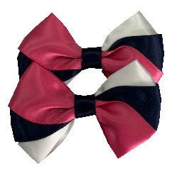 Roseville 3 Colour Bowclip P-K