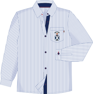 New Scotch College Shirt L/S Junior