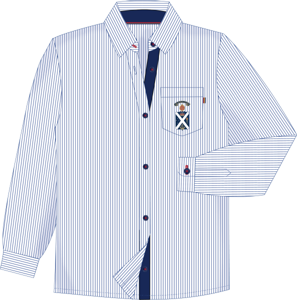 New Scotch College Shirt L/S Junior