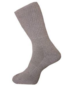 Grey Marle Sock Straight 2Pk