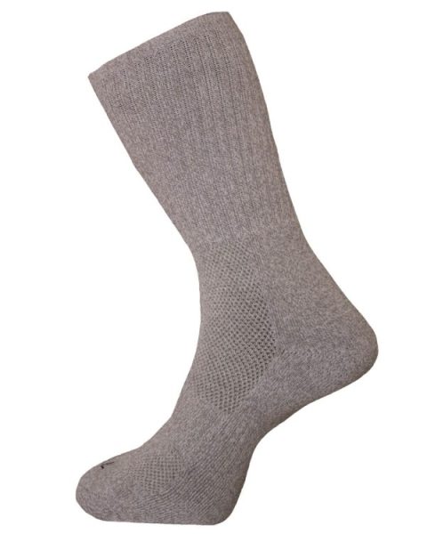 Grey Marle Sock Straight 2Pk
