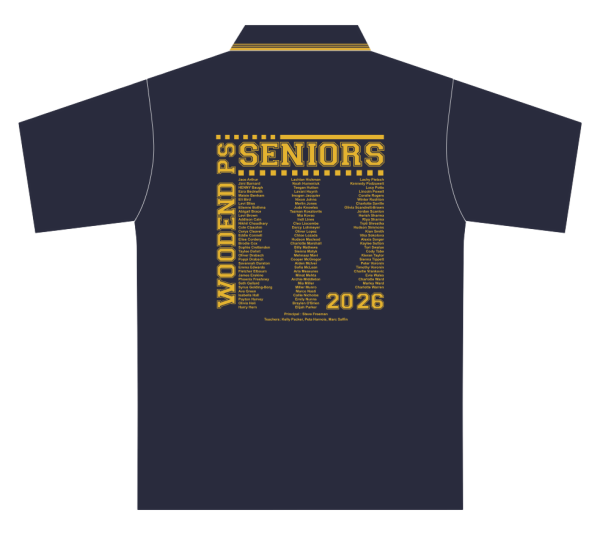 Woodend PS SA Y-6 Polo - NO PERSONLISED NAME ON FRONT