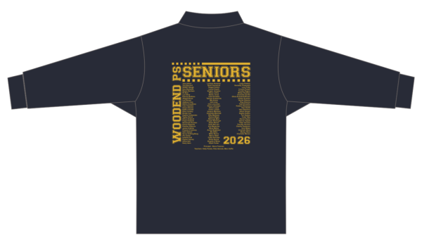 Woodend PS SA Y-6 Rugby - NO PERSONLISED NAME ON FRONT