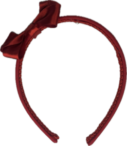 Ascham Thin Satin Bow Headband