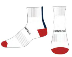 Cranbrook Sports Crew Sock 2PK