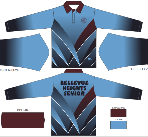 Bellevue HPS SA Snr Polo-L/S
