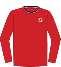 Cranbrook L/S Red Crew Neck T