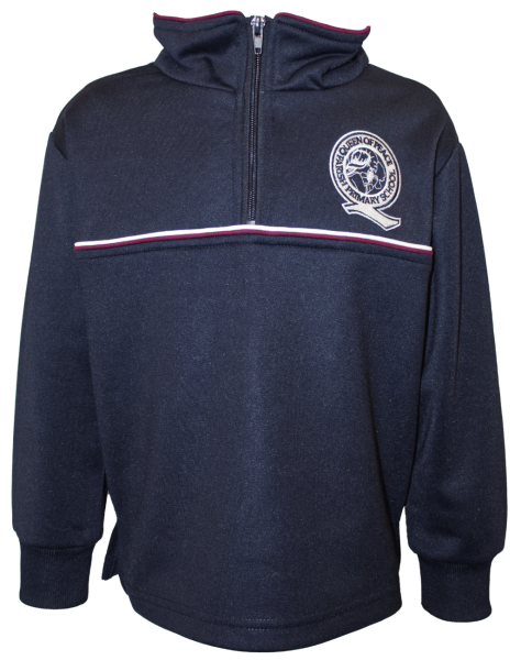 Queen Of Peace  1/4 Zip Top