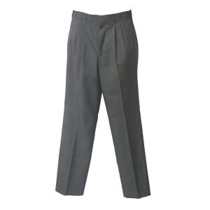 Trousers Double Pleat Patent Waist - Adult