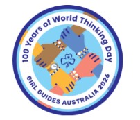 World Thinking Day 100 Years Badge